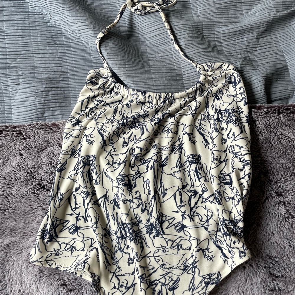 Open Edit Abstract Bodysuit - Picture 2 of 4